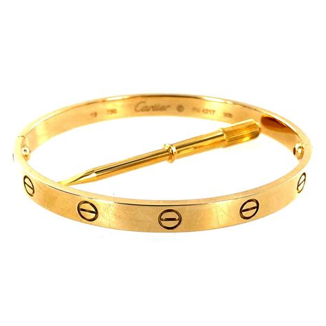 bracelet love cartier histoire|authentic cartier love bracelet.